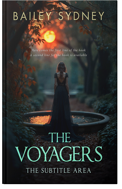 Front view of Premade Fantasy Book Cover - Woodsmoke