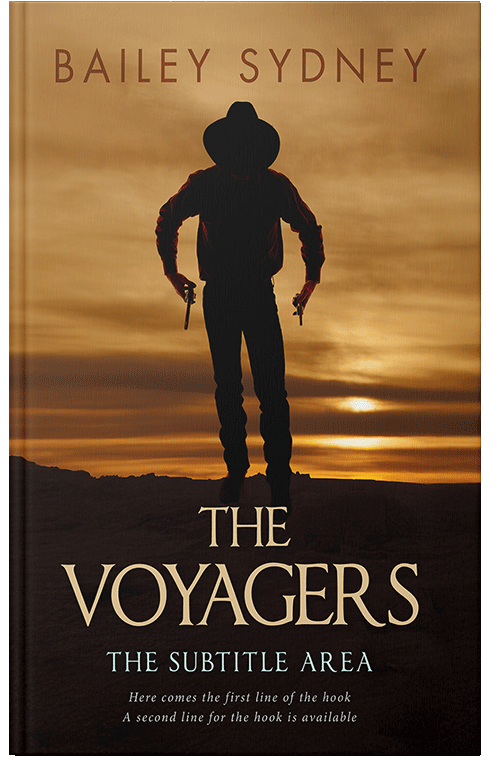 Front view of Tussock #33511 - Premade Action & Adventure Book Cover