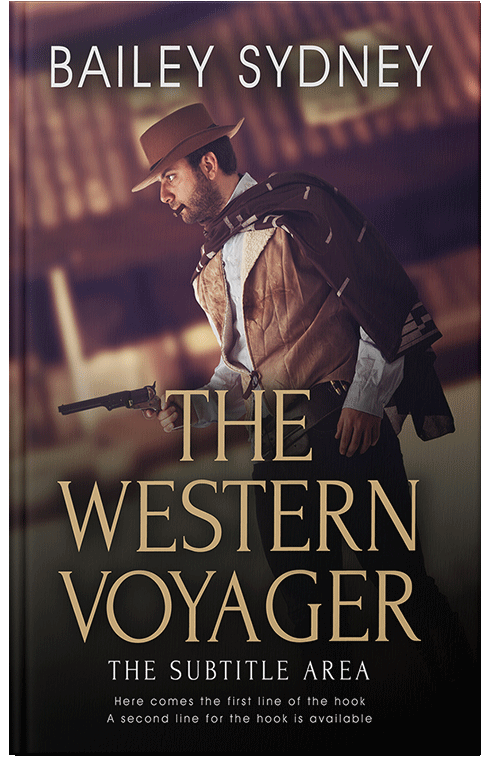 Front view of Cocoa Brown #33517 - Premade Action & Adventure Book Cover