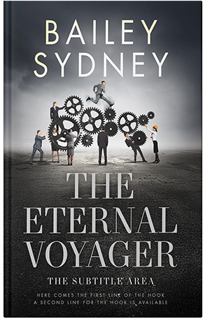 Pre Made Book Cover Quill Gray