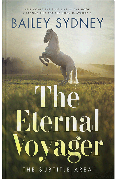 Front view of Thistle Green #33538 - Premade Western Book Cover