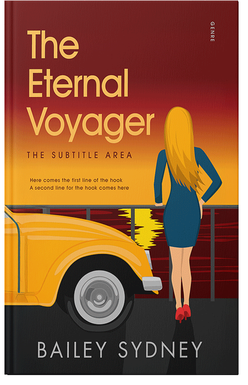 Front view of Fuel Yellow #33553 - Premade Literary Fiction Book Cover