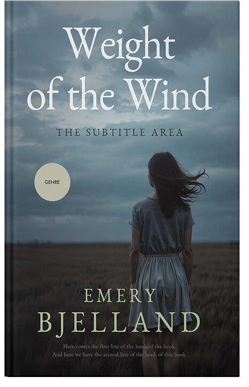 Front view of Premade Literary Fiction Book Cover - Nevada