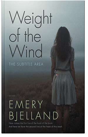 Pre Made Book Cover Tower Gray