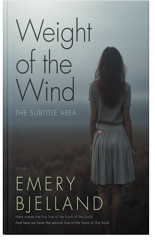 Front view of Tower Gray #33559 - Premade Mystery & Thriller & Suspense Book Cover