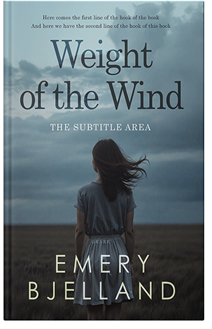 Pre Made Book Cover Slate Gray