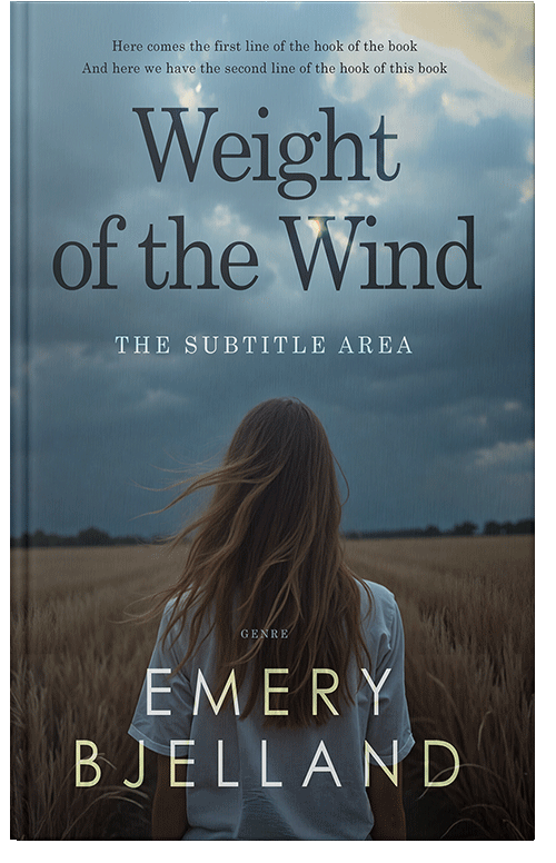 Front view of Limed Spruce #33563 - Premade Nature Book Cover