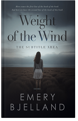 Pre Made Book Cover Tower Gray