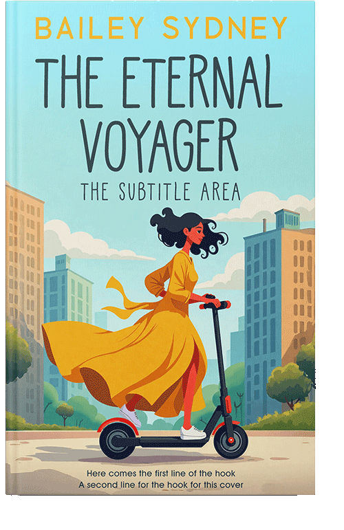 Front view of Skeptic #335670 - Premade Travel Book Cover