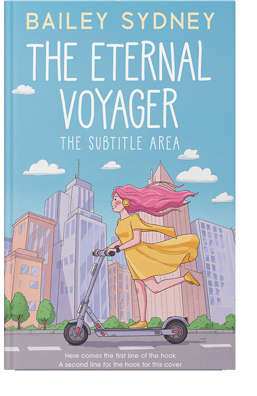 Front view of Premade Teen & Young Adult Book Cover - Half Baked