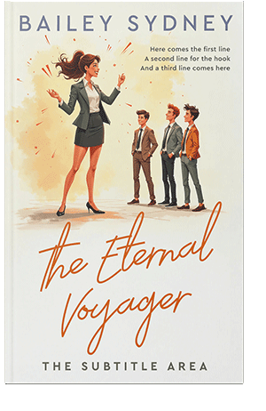 Pre Made Book Cover Ecru White