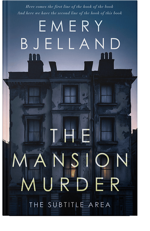 Front view of Premade Mystery & Thriller & Suspense Book Cover - Big Stone