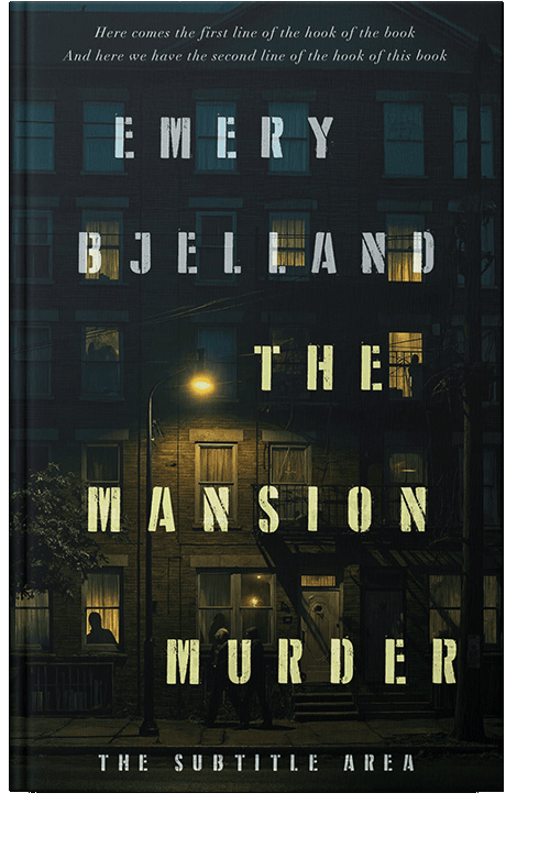 Front view of Racing Green #335693 - Premade Mystery & Thriller & Suspense Book Cover