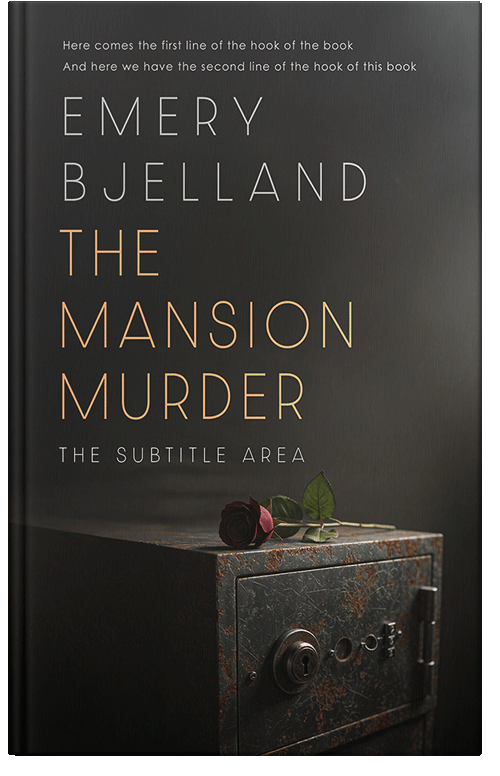 Front view of Rangitoto #335701 - Premade Mystery & Thriller & Suspense Book Cover