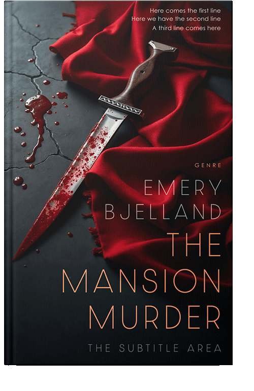 Front view of Cocoa Brown #335704 - Premade Mystery & Thriller & Suspense Book Cover