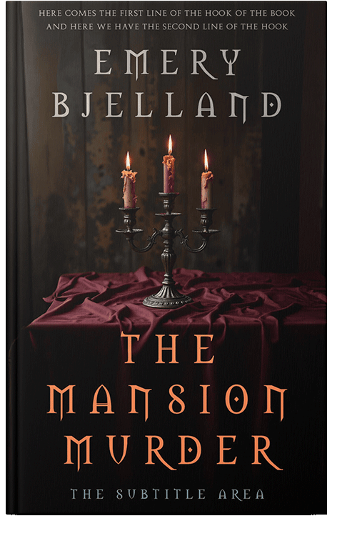 Front view of Premade Horror Book Cover - Night Rider