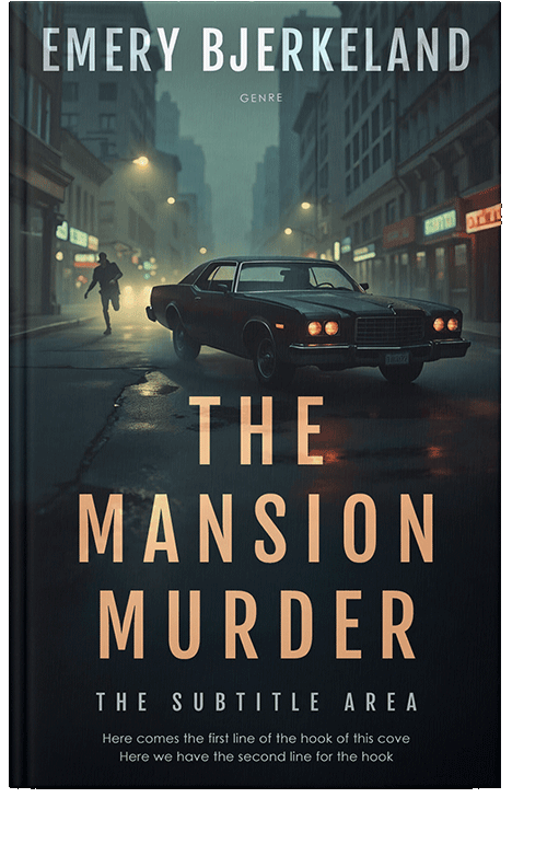 Front view of Premade Mystery & Thriller & Suspense Book Cover - Bunker