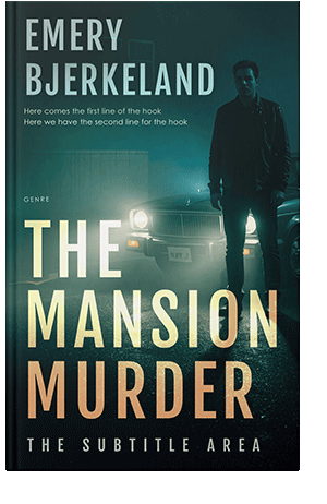 Pre Made Book Cover Thistle Green