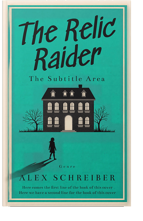 Front view of Premade Mystery & Thriller & Suspense Book Cover - Mountain Meadow