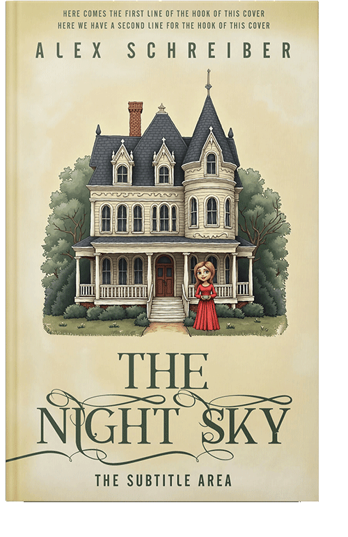 Front view of Raffia #335736 - Premade Mystery & Thriller & Suspense Book Cover