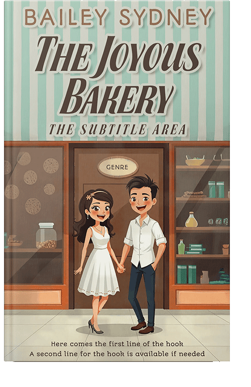 Front view of Foggy Gray #335750 - Premade Romance Book Cover