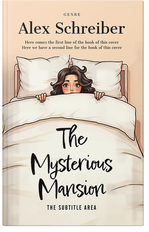 Front view of Linen #335760 - Premade Chick Lit Book Cover