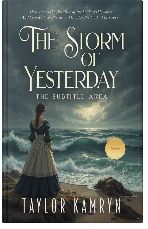 Front view of Premade Historical Book Cover - Outer Space