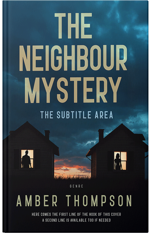 Front view of Black Pearl #335797 - Premade Mystery & Thriller & Suspense Book Cover