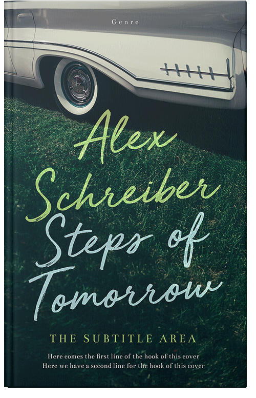 Front view of Premade Historical Book Cover - Pale Leaf