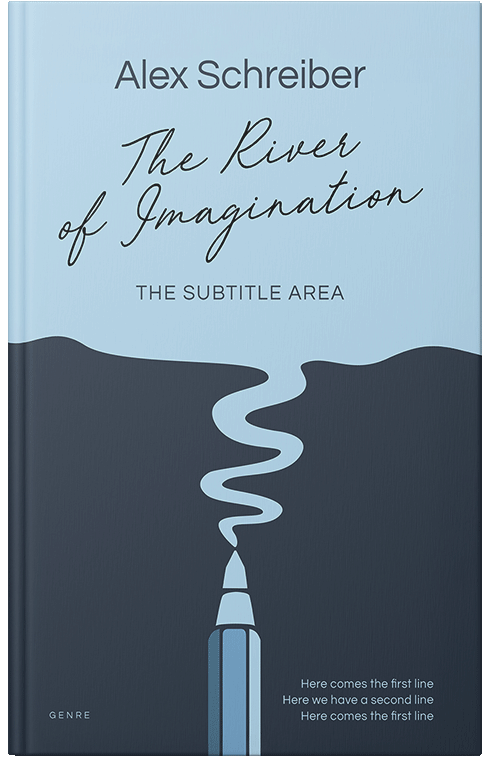 Front view of Oxford Blue #335835 - Premade Mystery & Thriller & Suspense Book Cover