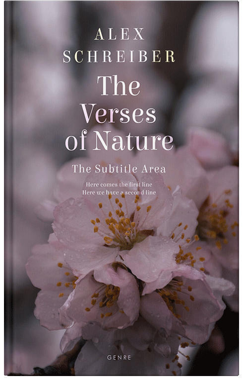 Front view of Premade Nature Book Cover - Falcon