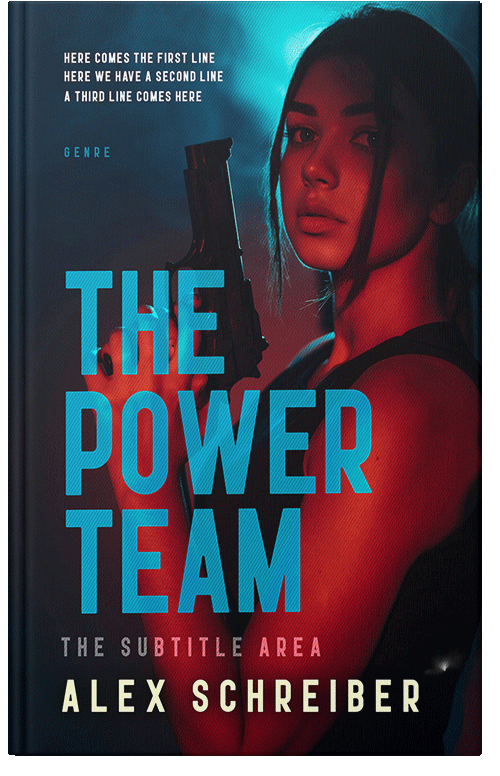 Front view of Well Read #335857 - Premade Mystery & Thriller & Suspense Book Cover