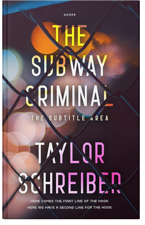 Front view of My Pink #335863 - Premade Abstract Book Cover