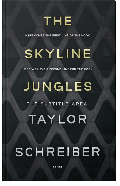 Front view of Woodsmoke #335866 - Premade Abstract Book Cover