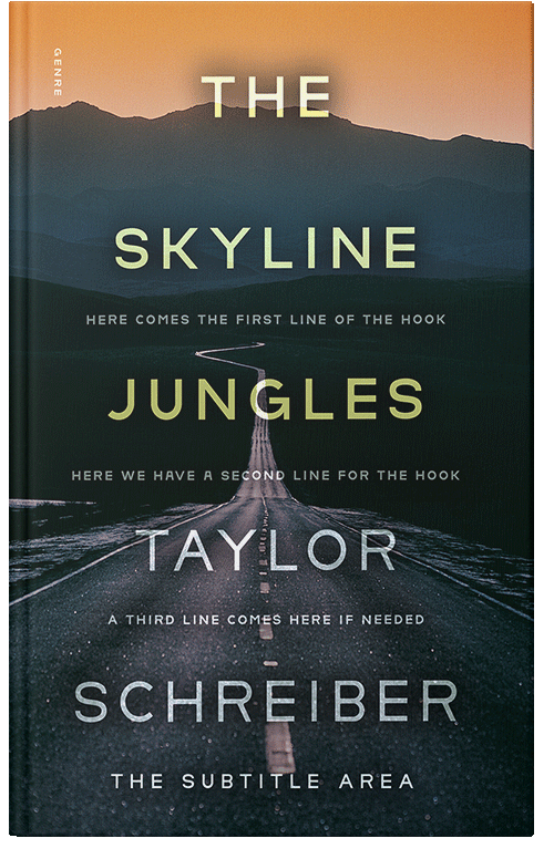 Front view of Premade Action & Adventure Book Cover - Mirage