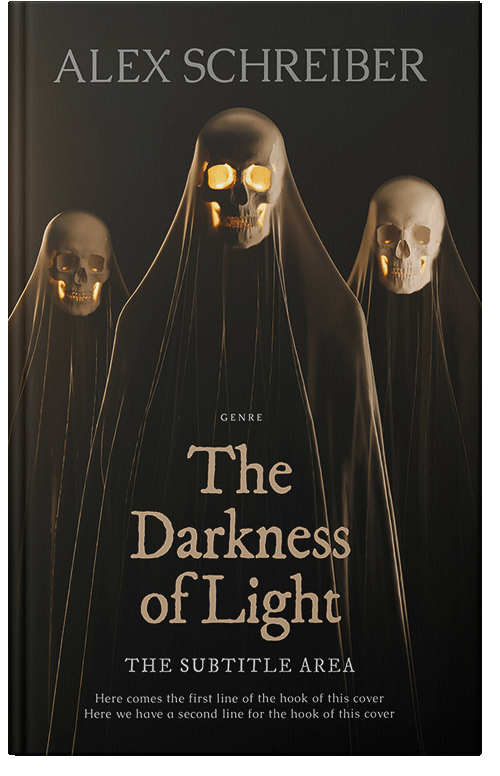 Front view of Oil #335889 - Premade Horror Book Cover