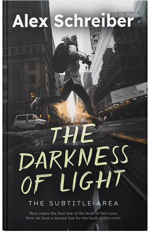 Front view of Heavy Metal #335890 - Premade Teen & Young Adult Book Cover