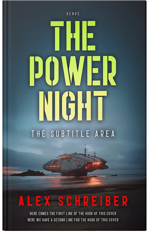 Front view of Outer Space #335902 - Premade Science Fiction Book Cover