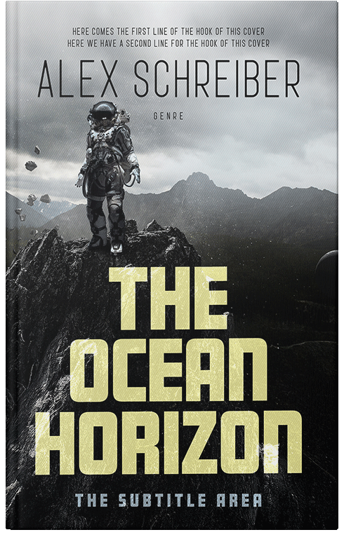 Front view of Foggy Gray #335909 - Premade Science Fiction Book Cover