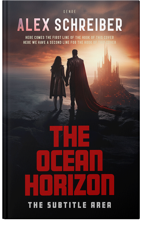 Front view of Premade Fantasy Book Cover - Cocoa Brown