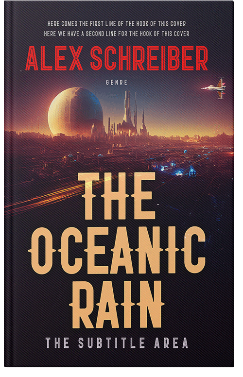 Front view of Copperfield #335922 - Premade Science Fiction Book Cover