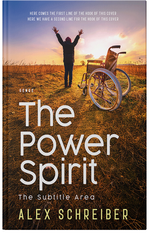 Front view of Calico #335928 - Premade Health & Mind & Body Book Cover