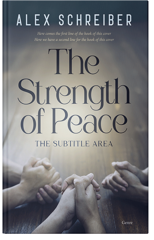 Front view of Natural Gray #335935 - Premade Religion & Spirituality Book Cover