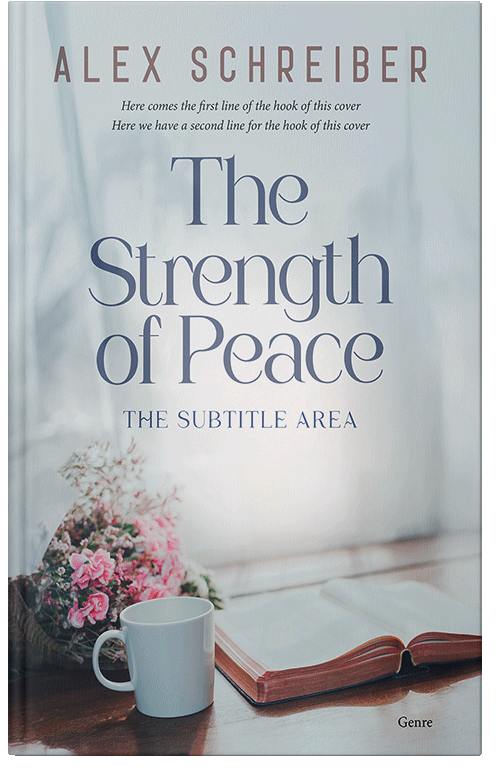 Front view of Iron #335936 - Premade Poetry Book Cover