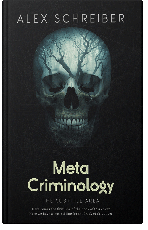 Front view of Woodsmoke #335939 - Premade Poetry Book Cover