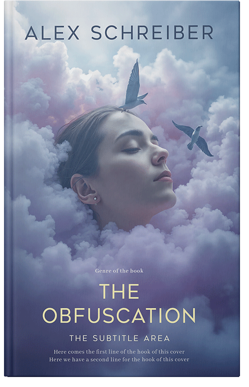 Front view of Lynch #335949 - Premade Poetry Book Cover