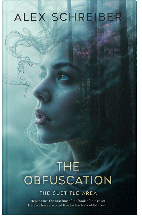 Front view of Gable Green #335954 - Premade Mystery & Thriller & Suspense Book Cover