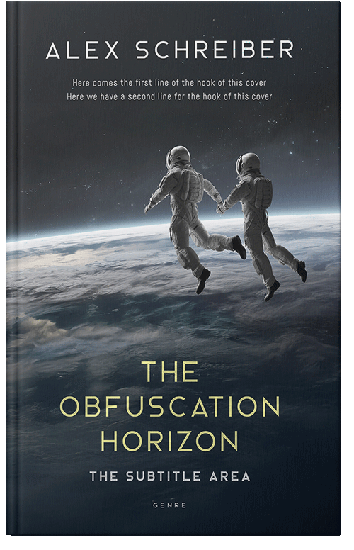 Front view of Ebony Clay #335958 - Premade Science Fiction Book Cover