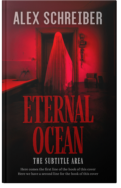 Front view of Premade Horror Book Cover - Cardinal