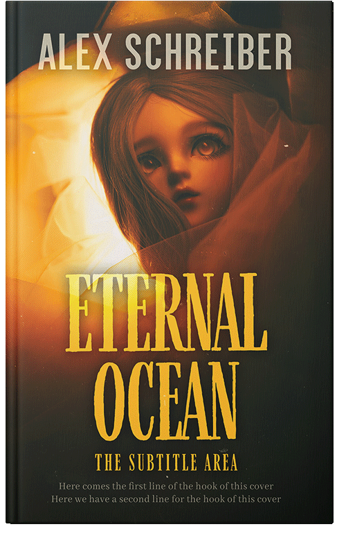 Front view of Ronchi #335979 - Premade Horror Book Cover